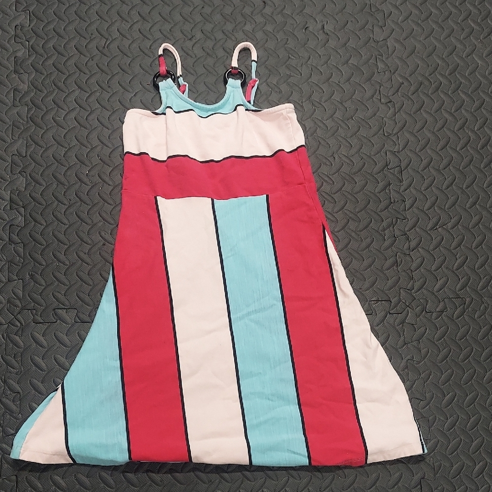 Striped Sleeveless Dress